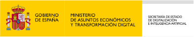 Ministerio de Asuntos Económicos y Transformación Digital | Secretaría de Estado de Digitalización e Inteligencia Artificial